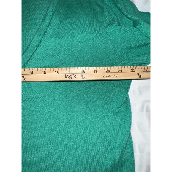 Old Navy Women’s Long Lean Button Cardigan XL Jade Green Pockets long sleeve - Picture 10 of 14